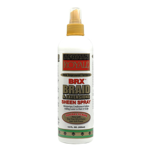AFRICAN ROYALE BRX Braid &amp; Extensions Sheen Spray (12oz)