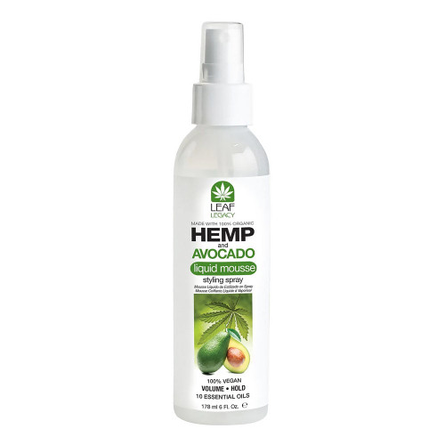 FANTASIA LEAF LEGACY Hemp &amp; Avocado Liquid Mousse Styling Spray (6oz)