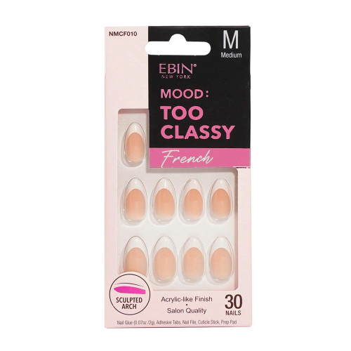 EBIN Mood Too Classy French Nail Tips