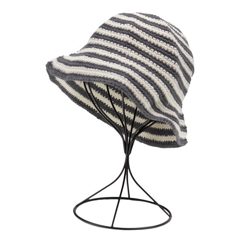 KIM &amp; C Handmade Fashion Bucket Stripe Hat