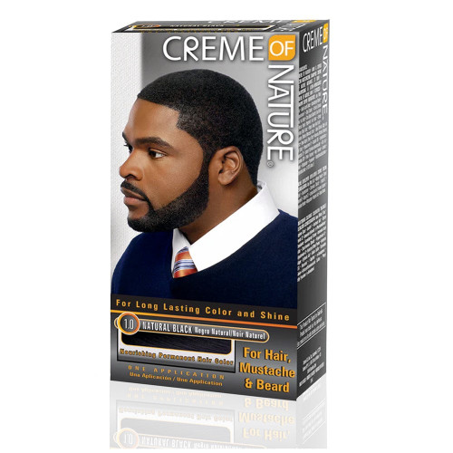 CREME OF NATURE Men Gel Color Kit for Hair, Mustache &amp; Beard