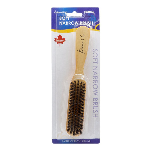 KIM &amp; C Natural Boar Bristle Wooden Brush