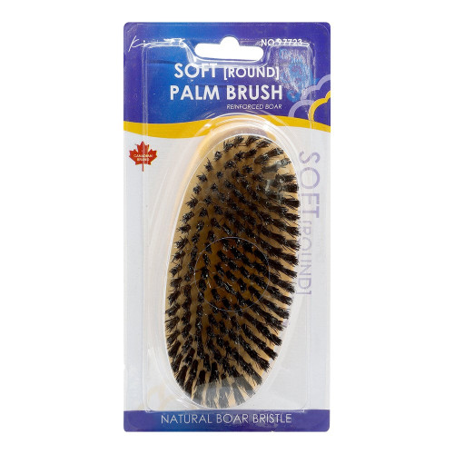 KIM &amp; C Natural Boar Bristle Wooden Brush