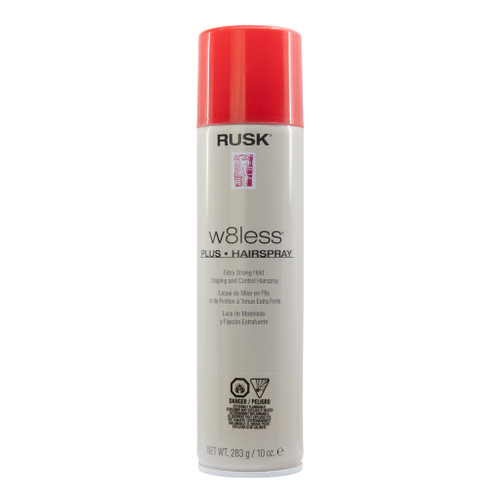 RUSK W8less Plus Hairspray Extra Strong Hold (10oz)
