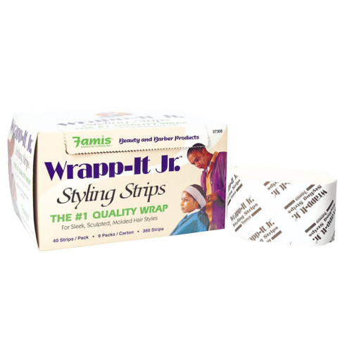 GRAHAM BEAUTY Wrapp-It Jr. Styling Strips Carton (9 Packs/Carton)