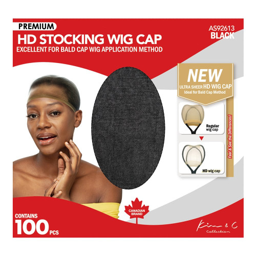 KIM &amp; C Premium HD Stocking Wig Cap Bulk Pack (100pcs)