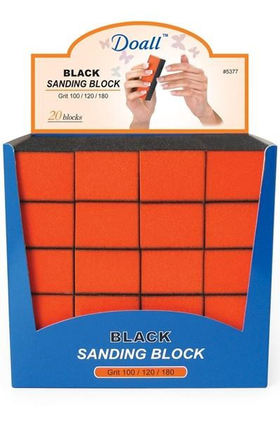 ANNIE Almine Black Sanding Block (20blocks/display)