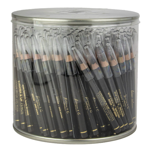 KIM &amp; C Mini Eyeliner &amp; Lip Pencil (144pcs/jar) - Dark Brown