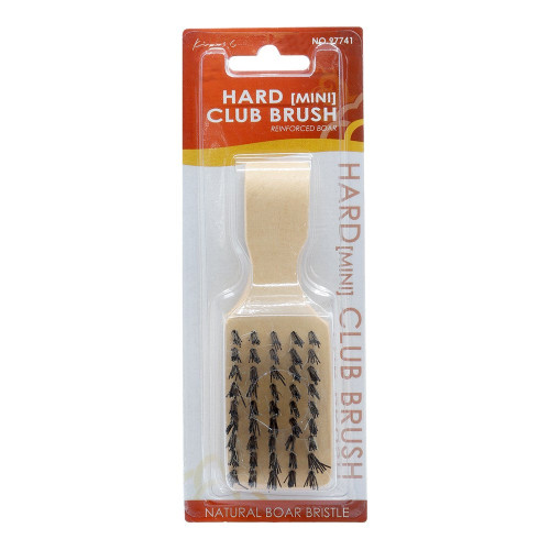 KIM &amp; C Natural Boar Bristle Wooden Brush