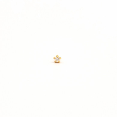 STUDEX – Cubic Zirconia Silver MINI Piercing Earrings