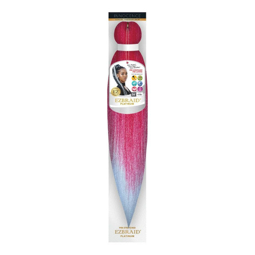 EZBRAID Platinum 2-Tone Color Pre-Stretched Braid (26inch)