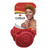 KIM &amp; C Premium Pre-Knotted Turban with Concentric Circle Pattern