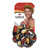 KIM &amp; C Premium Pre-Knotted Turban with African Pattern