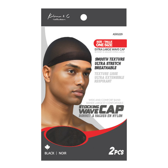 KIM &amp; C Stocking Wave Cap 2pcs