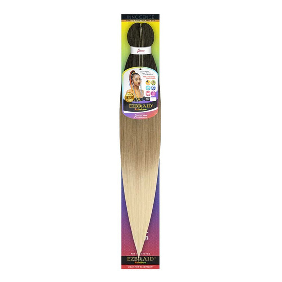 EZBRAID Rainbow 3-Tone Color Pre-Stretched Braid (30inch)