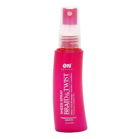 ON NATURAL Braid &amp; Twist Sheen Spray [Pomegranate &amp; Keratin] (2oz)