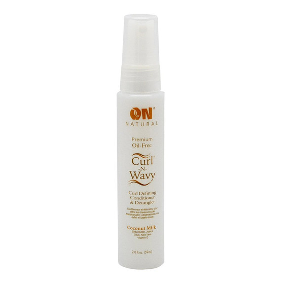 ON NATURAL Curl &amp; Wavy Coconut Milk Curl Defining Conditioner &amp; Detangler (2oz)