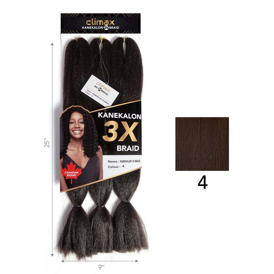 CLIMAX 3X Kanekalon Braid