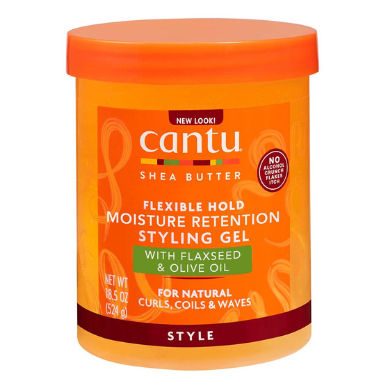 CANTU Moisture Retention Styling Gel with Flaxseed &amp; Olive Oil (18.5oz)