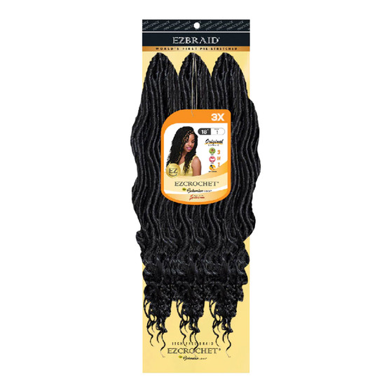 EZBRAID Ezcrochet 3X Bohemian Locs (18inch)