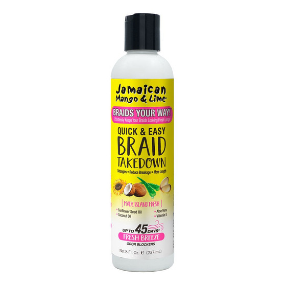 JAMAICAN MANGO &amp; LIME Braids Your Way Braid Take Down (8oz)