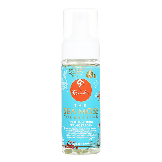 CURLS Sea Moss Nourish &amp; Shine Foam Mousse (5.75oz)