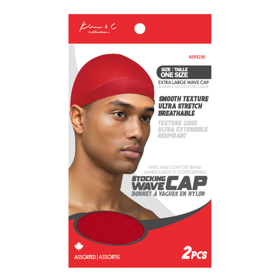 KIM &amp; C Stocking Wave Cap 2pcs