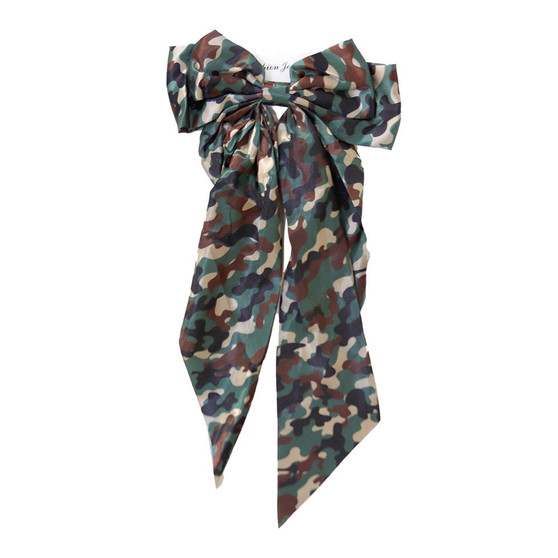 KIM &amp; C Satin Long Tail Hair Bow