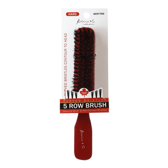 KIM &amp; C Curved Brush Premium Boar Brush