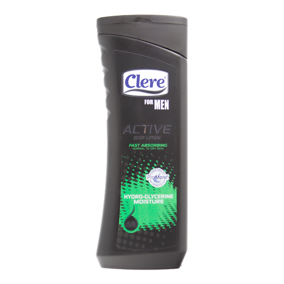 CLERE For Men Active Body Lotion (13.53oz)