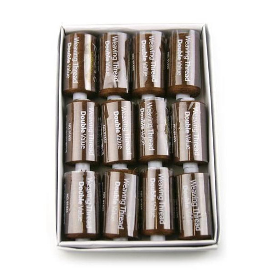 KIM &amp; C Cotton Weaving Thread (Double Size, 12pcs)