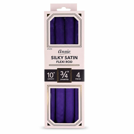 ANNIE Silky Satin Flexi Rod (10inch) - 3/4" Diameter 5ct