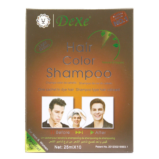 DEXE Hair Color Shampoo 25ml (10packettes/box)