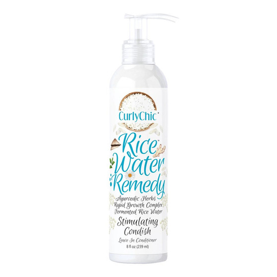 CURLY CHIC Rice Water Remedy Leave in Conditioner (8oz)