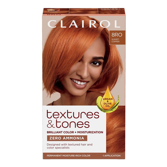TEXTURES &amp; TONES Permanent Moisture Rich Hair Color Kit