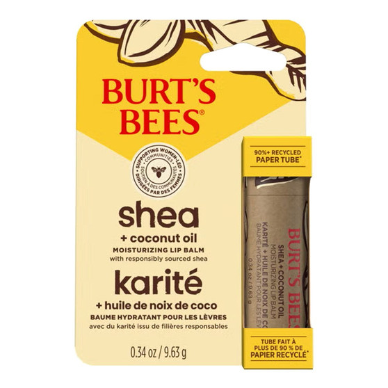 BURT'S BEES Lip Balm Shea + Cocount Oil (0.34oz)