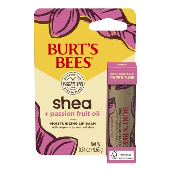 BURT'S BEES Lip Balm Shea + Passion Fruit Oil (0.34oz)
