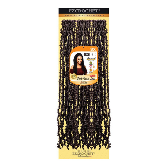 EZBRAID Ezcrochet 3X Soft Faux Locs Micro Braid