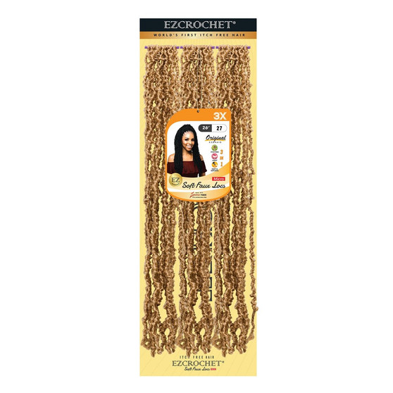 EZBRAID Ezcrochet 3X Soft Faux Locs Micro Braid