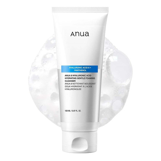 ANUA 8 Hyaluronic Acid Hydrating Gentle Foaming Cleanser (150ml)
