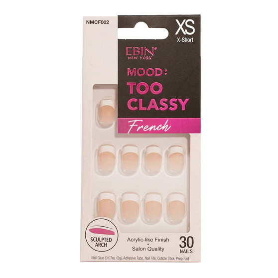 EBIN Mood Too Classy French Nail Tips