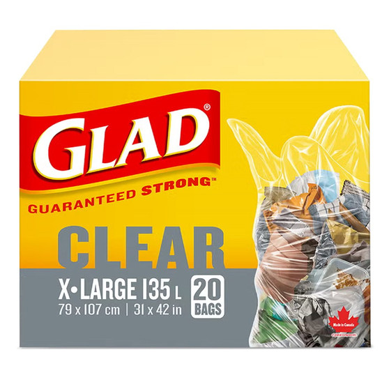 GLAD Clear Garbage Bag