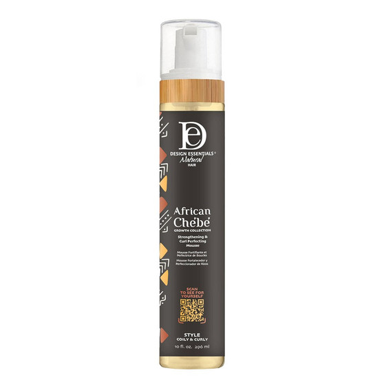 DESIGN ESSENTIALS African Chebe Strengthening &amp; Curl Perfecting Mousse