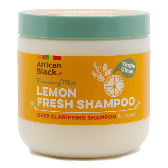 AFRICAN BLACK CONTROL Lemon Fresh Shampoo (450ml)