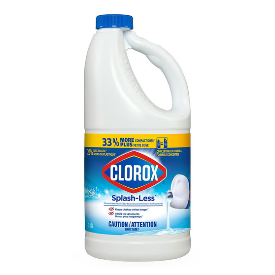 CLOROX Splash-Less Concentrated Bleach (1.18L)