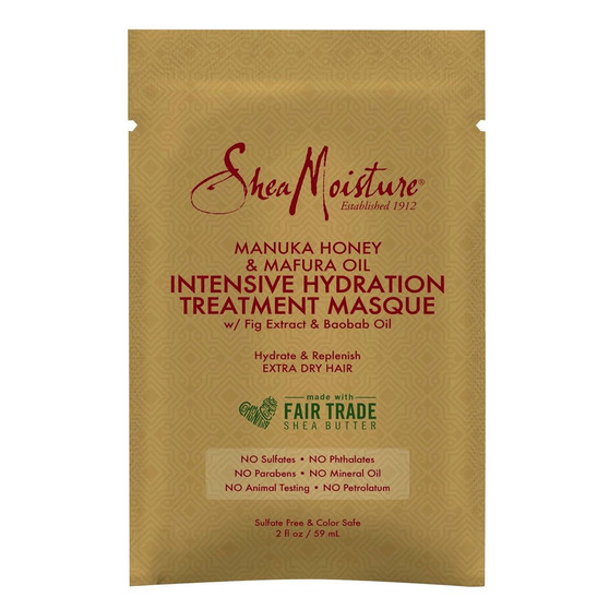 SHEA MOISTURE Manuka Honey &amp; Mafura Oil Intensive Hydration Hair Masque Packet (2oz)