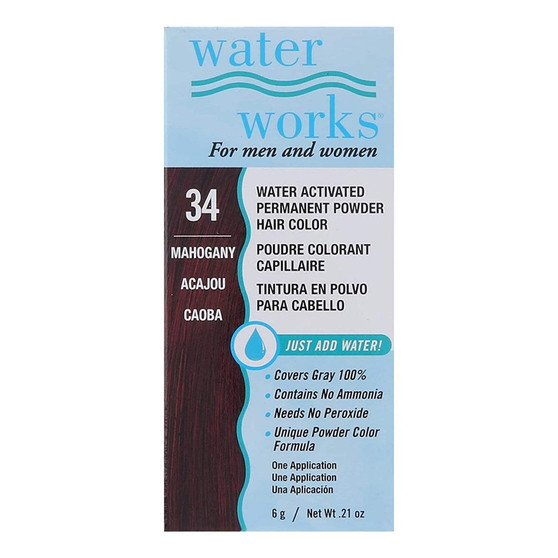WATER WORKS Water Activated Permanent Powder Hair Color