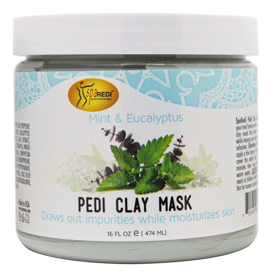 SPA REDI Pedi Clay Mask (Marine) (16oz)