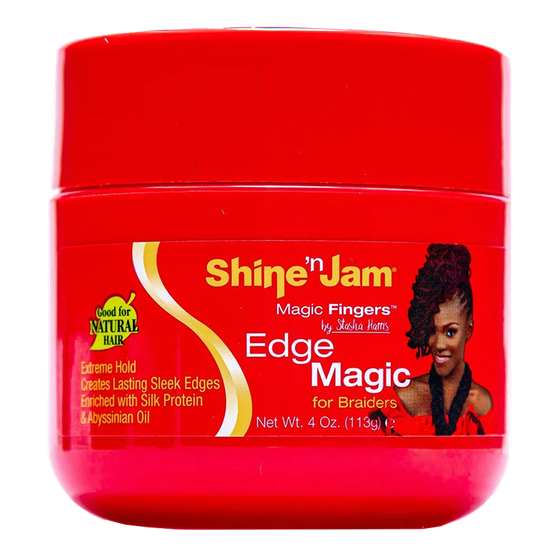 AMPRO Shine 'n Jam Magic Fingers Edge Control (4oz)