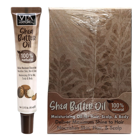 VIA NATURAL Shea Butter Oil treatment Tube (1.5oz)